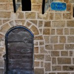 A door in Old Jaffa