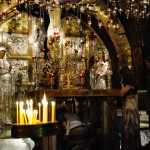 The Altar of the Crucifixion. There, according to the tradition, Jesus was crucified.